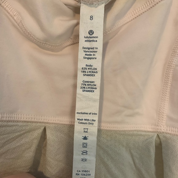 Lulu Lemon sports tank top size 8 - Picture 4 of 4